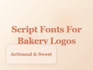 Choosing the Perfect Script Fonts for Your Bakery Logo