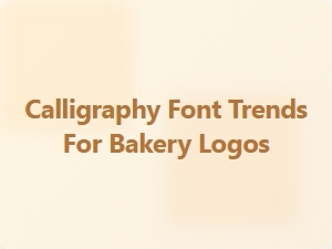 Exploring Calligraphy Font Styles for Sweet Shop Logos